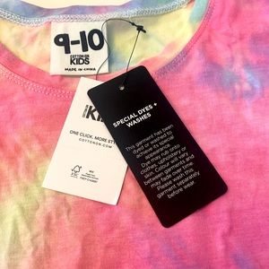 Cotton-on Kids tie dye dress new with tags size 9-10